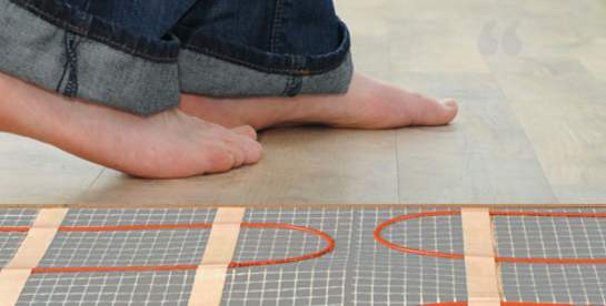 Can you use electric underfloor heating under carpet?