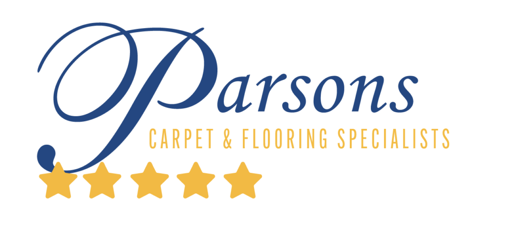Parsons Flooring Logo with 5 star reviews