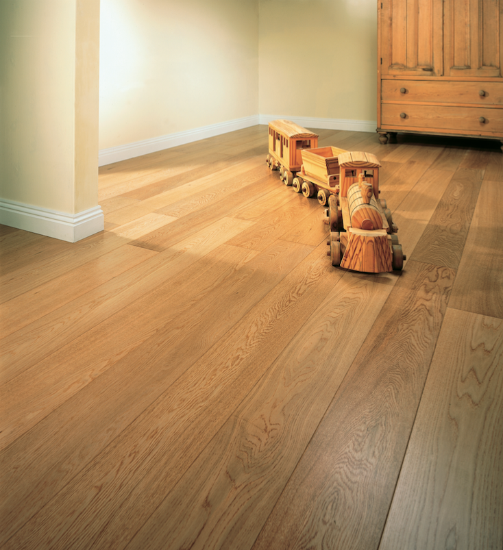 Select Grade Oak Flooring to Bedroom. Cirencester, Gloucestershire.